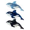 Women Hair Claw Ocean Series Whale Shape Hair Clip Large Size Back Head Shark Hair Claw Hair Accessories