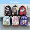 Trendy Labubu Backpack For School Stylish Casual Design Ideal For Students In Pink Black Blue Purple Yellow Red