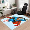 SUPERMAN Printed Carpetrugfor Office Chair Living Room Bedroom Kitchen Room Decor Gifts