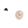 Miniature Sofa Couch Single Chair Model DIY Accessory Solid Wood Wall Clock Creative Design Gift