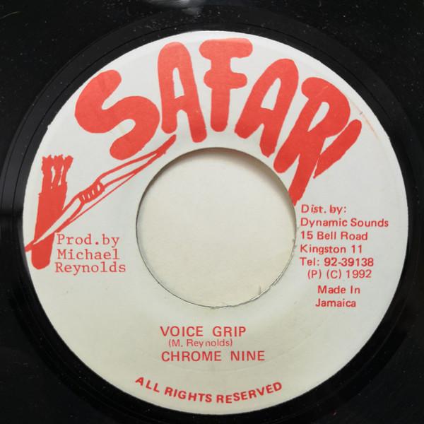 

7inch Record CHROME NINE - Voice Grip NONE Safari Jamaica Reggae, Ska & Dub Used
