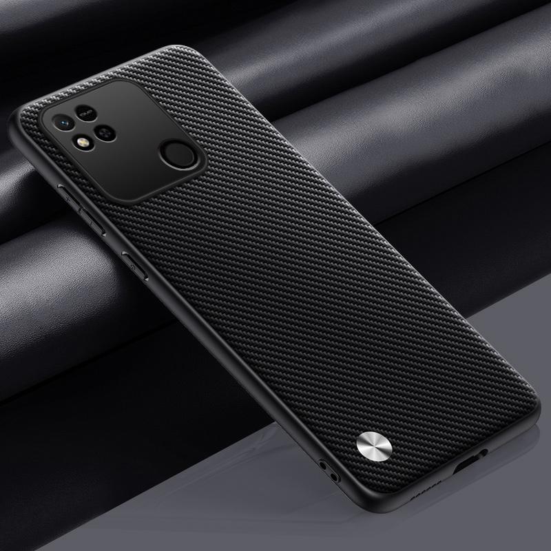 Luxury PU Leather Case For Xiaomi Redmi 10A 10C Back Cover Matte Silicone Shockproof Full Protection Phone Case For Redmi 9C NFC