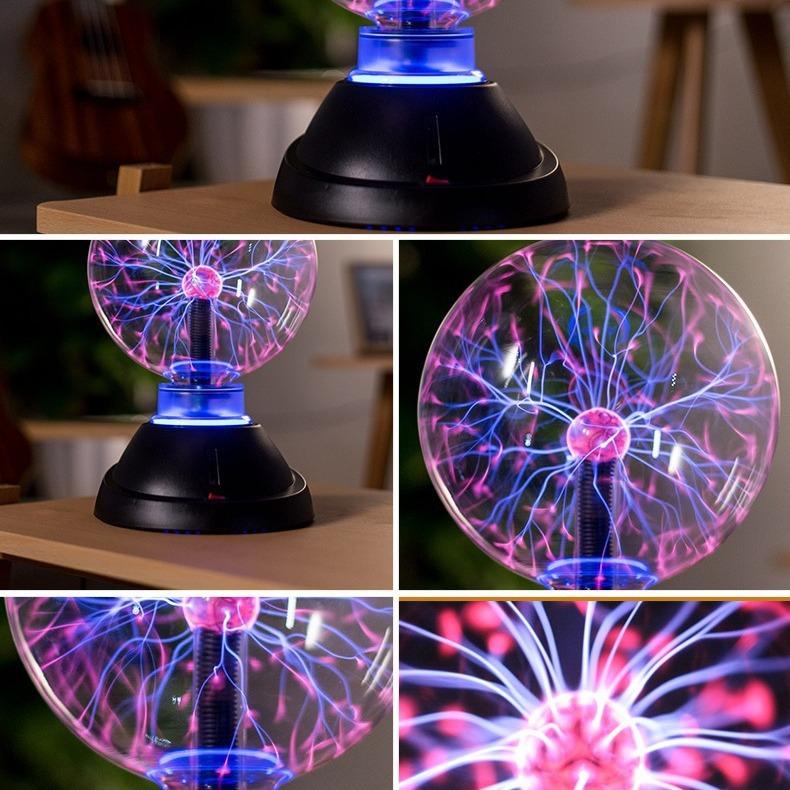 Magic Plasma Ball Lamp USB Electrostatic Touch Sensitive Atmosphere Night Light Novelty Lamp Kids Birthday Christmas Gift