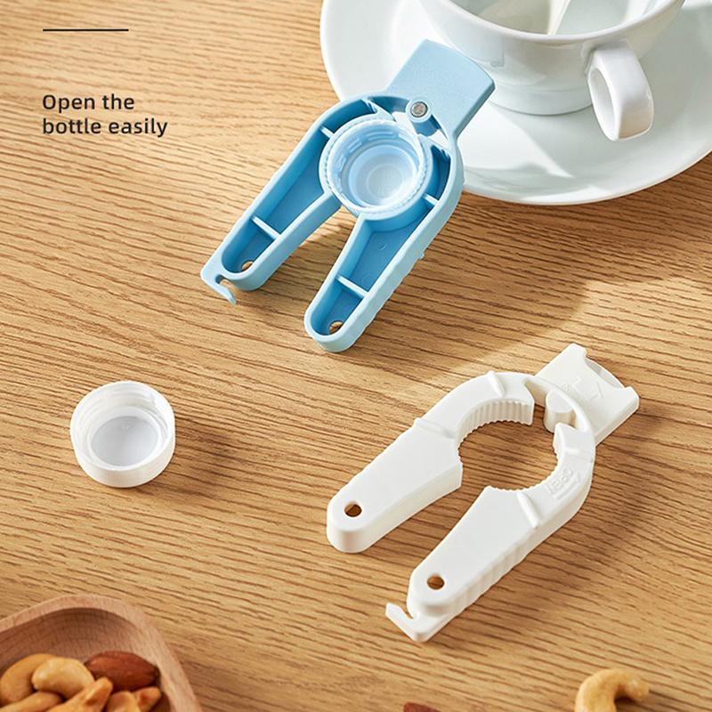 1Pc Bottle Opener Easy Grip Can Opener Multifunctional Plastic Manual Non-Slip Canned Drink Creative Kitchen Gadgets Twist Off Lid