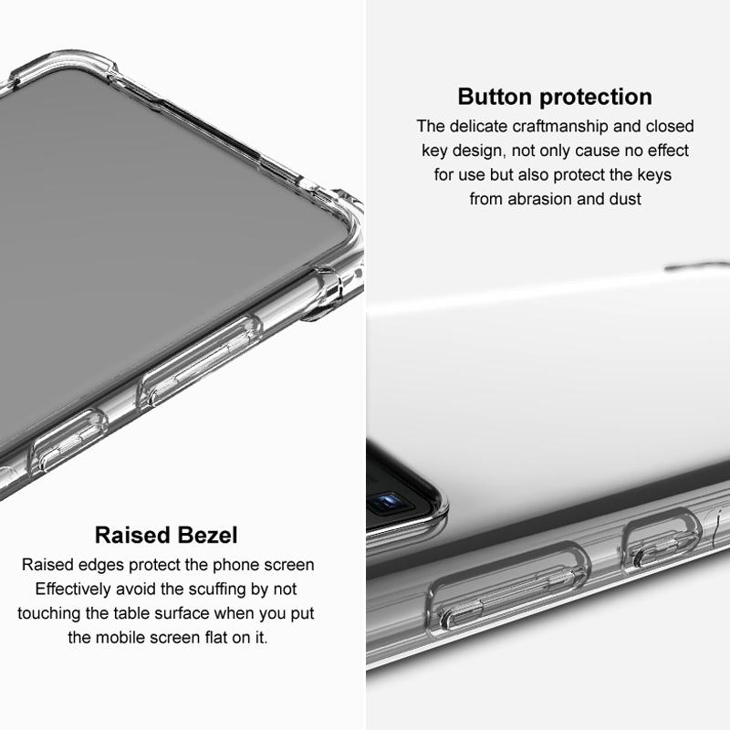 IMAK For Nothing Phone (2) Transparent Phone Case Four Corner Anti-drop Soft TPU Back Cover