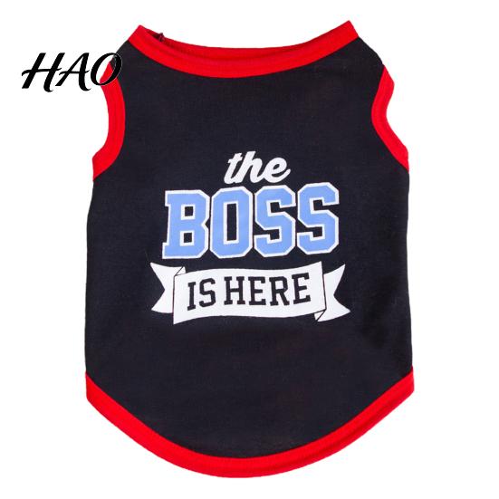 Letter Printing Dog Vest Pet Cute Summer T-Shirt Outdoor Clothes Ultra-thin Breathable Two-Legged for Small Pets Puppy