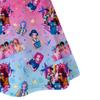 Kids Girls Anime Cartoon Printed Ruffle Sleeves O Neck Casual Dress Halloween Cosplay Costumes