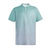 Spring and Summer New Men's Clothing, Men's Gradient Polo Shirt with a Turn-down Collar, Casual Classic Short Sleeves