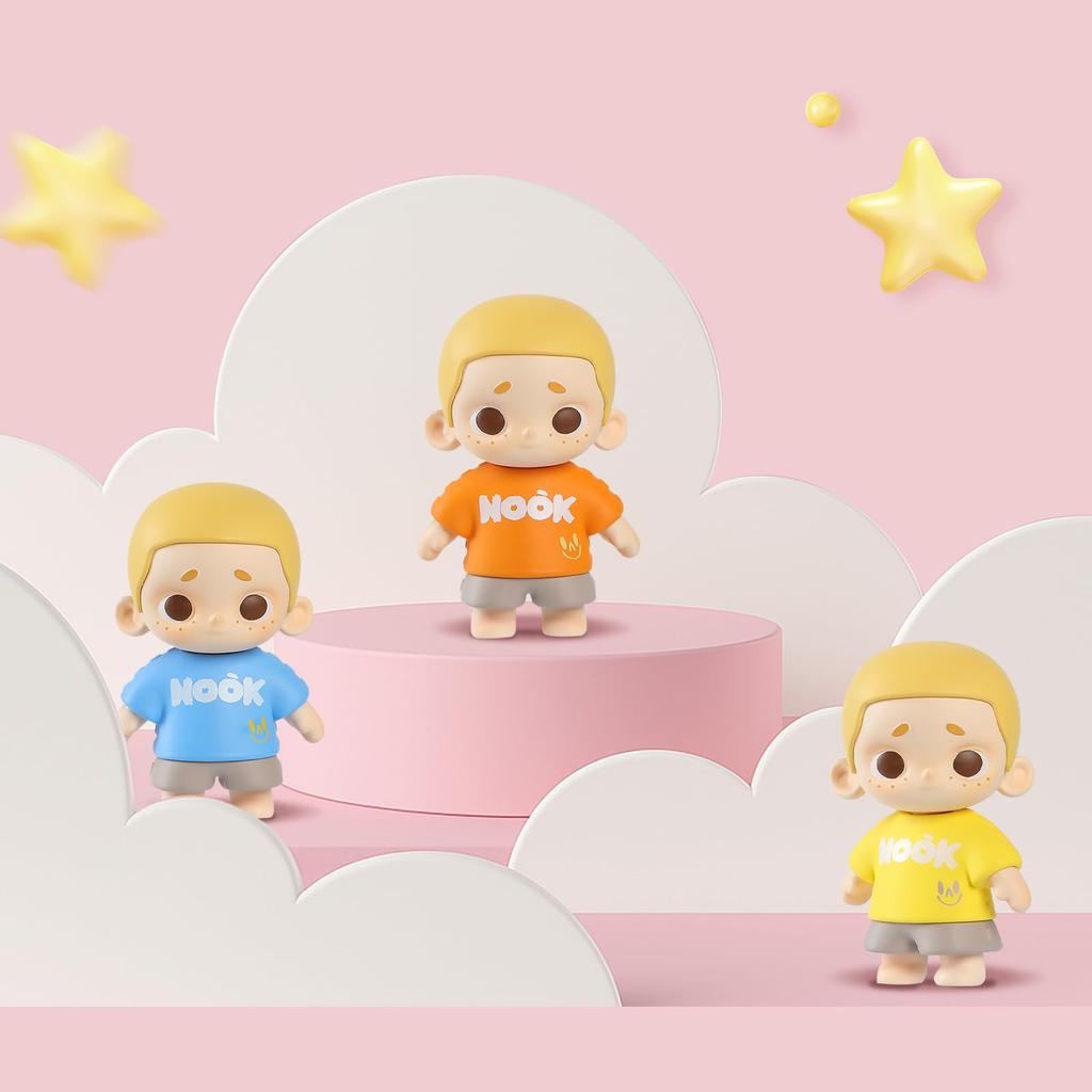 52TOYS NOOK Minifigur Mini-Puppe Bohnenpuppe MINIDOLLRegenbogen