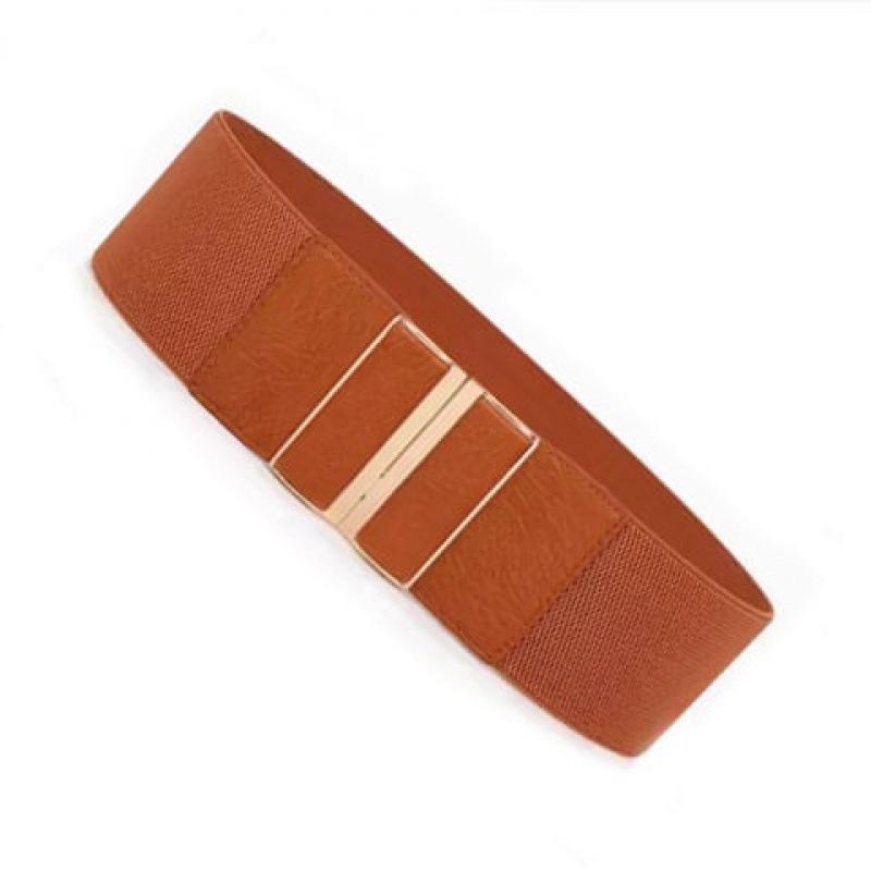 And Stylish Comfortable Black Elastic Waist Belt For Women Ideal For Dressy Wear Casual