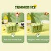Eisform 8 Fächer Lebensmittelqualität Leicht zu lösen DIY Sommer Gefrierschrank Eis am Stiel Form Eisstiel Behälter Küchenzubehör