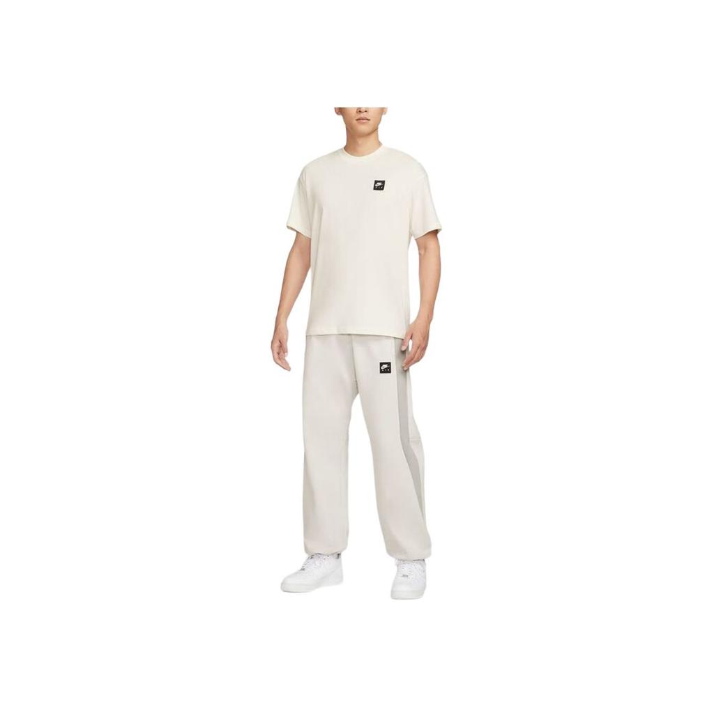 New Nike Air T Shirts Men's Ecru HQ9249-133