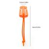 5Pcs Tactically Elastic Buckle Carabiner Clip Storage Ribbon Clip Backpacks Buckle Clamps Carabiner Attachments Clip