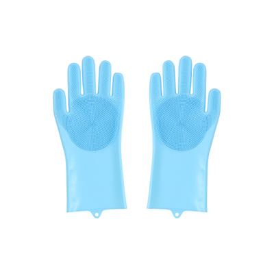 Gants de bain pour animaux de compagnie chien chat artefact de bain teddy poil doré frottant bain brosse de massage épaissis anti-griffures et anti-morsures
