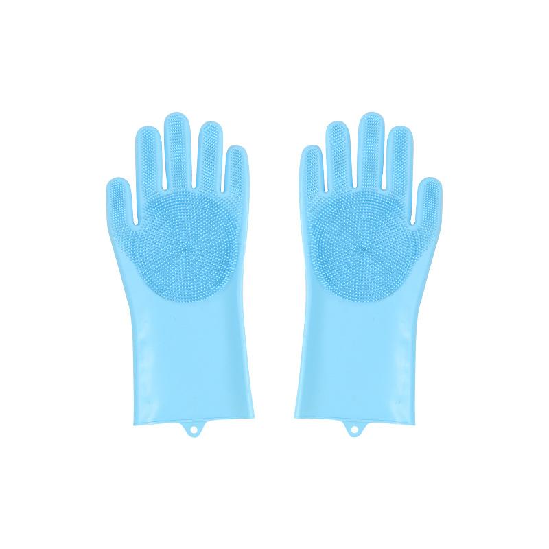 Haustier-Badehandschuhe Hund Katze Badeutensil Teddy Goldenes Haar Reiben Bademassagebürste Verdickt Kratzfest und Bissfest