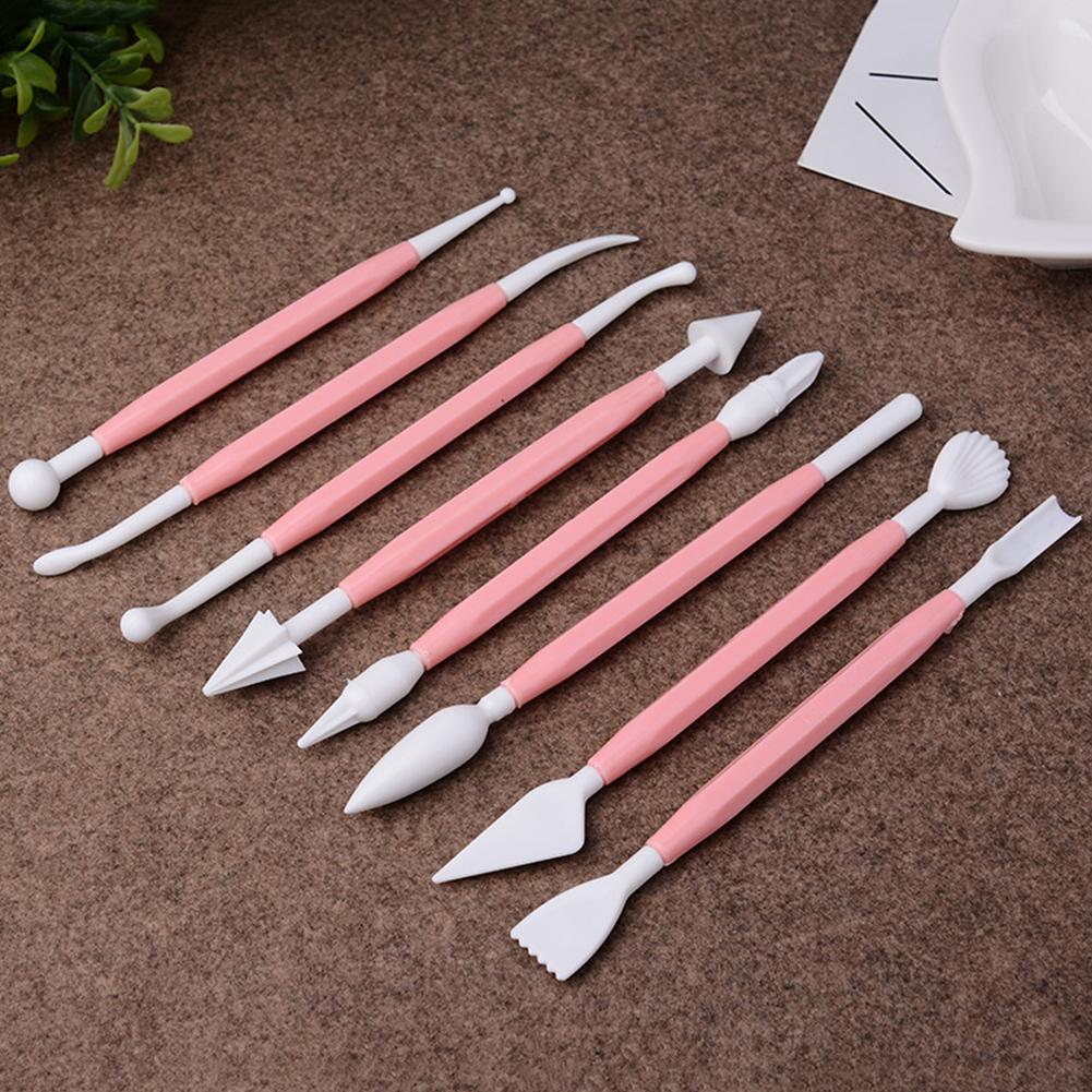 8pcs/set Soft Clay Plastic Carving Tool Safe Baking Suit
