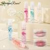 Women Waterproof Lipgloss Flower Lipstick  Change Color Jelly Lipstick Moisturizer Flower Lip Oil Clear Colorless Lip Oil