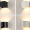 Waterproof LED Outdoor Wall Light - Dimmable Minimalist Spotlight for Villa, Courtyard, or Balcony