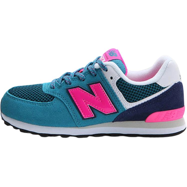 New Balance NB 574 Soft And Comfortable Low top Kids Running Shoes Blue Unisex KL574THG 37.5