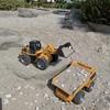 Huina 1540 Rc Dump Truck 1:18 6 Ch 2.4G Alloy Remote Control Dump Truck 4WD Construction Vehicle Toys Machine Model Car for Boy