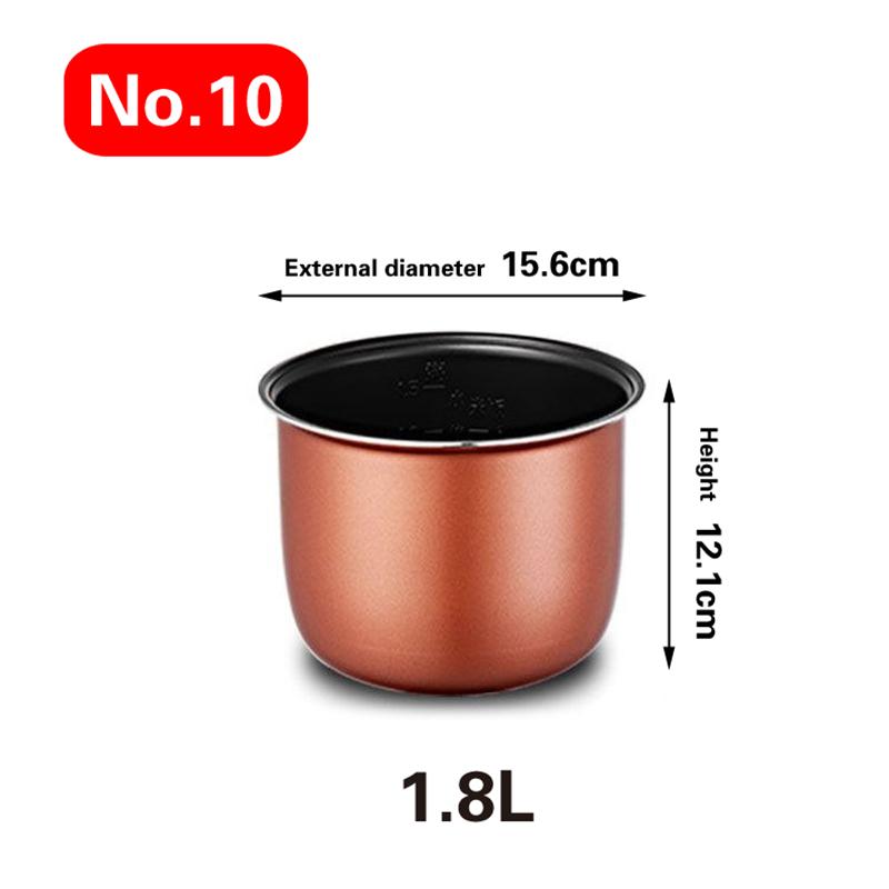 1.2L-4L Mini Household Car Electric Rice Cooker Liner Rice Cooker Cooking Electric Rice Cooker Liner Universal