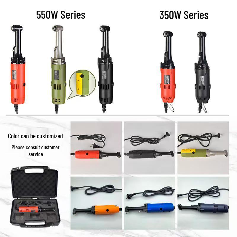 90-Degree Multifunctional Electric Grinder: Seam Polishing, Tile Slotting, and Speed-Control Elbow Tool.