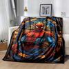 1pc Spider-Man Printing Blanket - Soft, All-Season Throw for Office Blanket,  | Personalized Gift with Adorable Cartoon Design