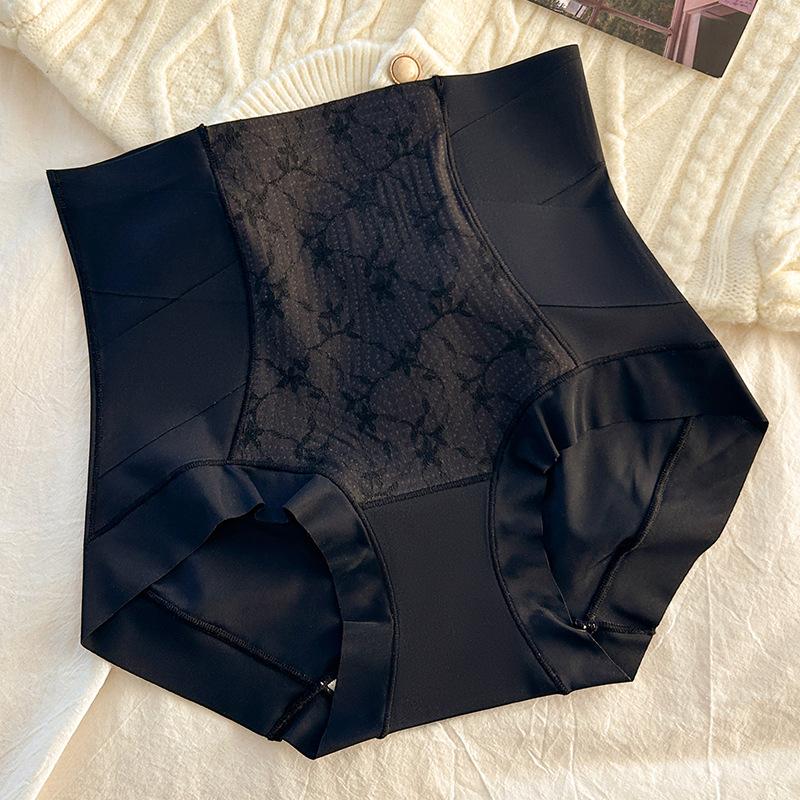 Ladies Spring and Autumn X Bandage High Waist Abdominal Light Plastic 7A Antibacterial Inner File Hip Briefs