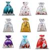 Adorable Large Christmas Gift Bag Set With Ribbon Perfect For Holiday Candy Storage And Wrapping Needs