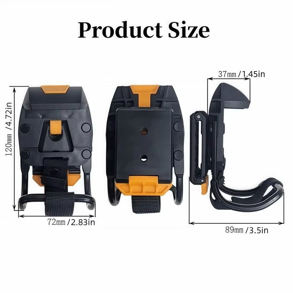 Sturdy Tool Waist Hanger Quick Release Waist Bag Clip Power Tool Accessories