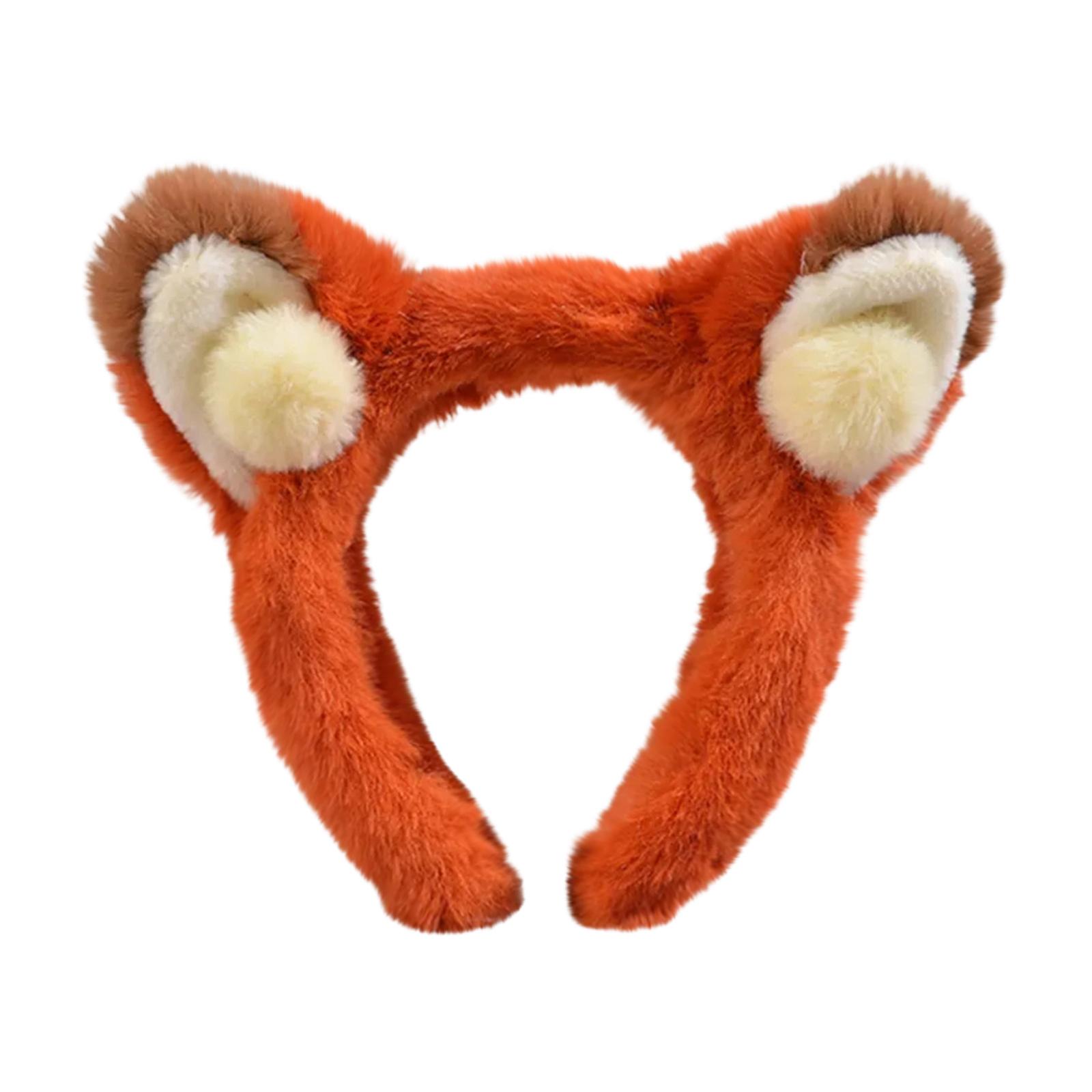 

Cute Hat With Ears Clothing Headband Featuring Cartoon Zoo Theme Festival Costume One Size