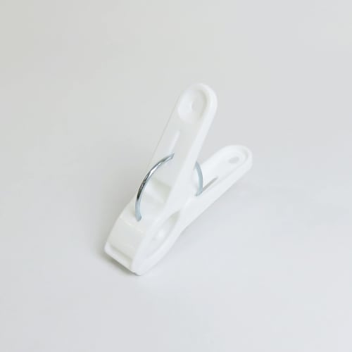 Towa Sangyo Neosoul Clothespins, Whole Hanger Pinch, White, Approx. 4.4 x 1.4 x 6 cm, Pack of 10