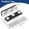 10/30pcs Magnetic Name Badge Holders with Strong Magnetic Clips - Durable Iron Name Tags for Office- Secure Name Display