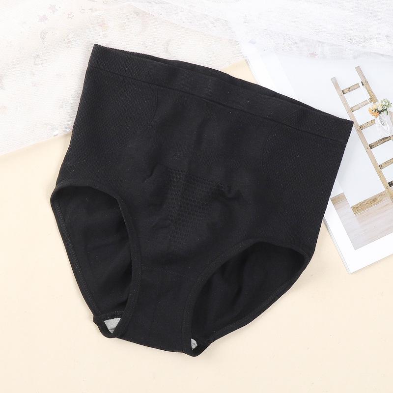 Seamless Honeycomb Breathable Plus Size Women's High Waist Tummy Control Body Shaper Panties