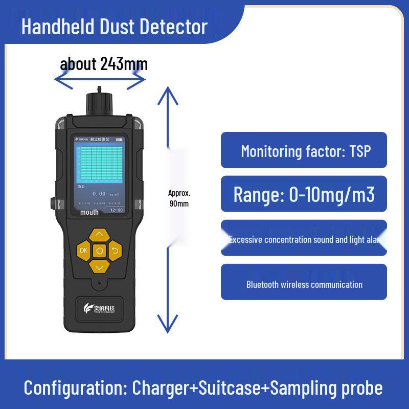 Portable PM2.5 Dust Detector for Tunnel, Workshop, or Coal Mine Air Quality Monitoring