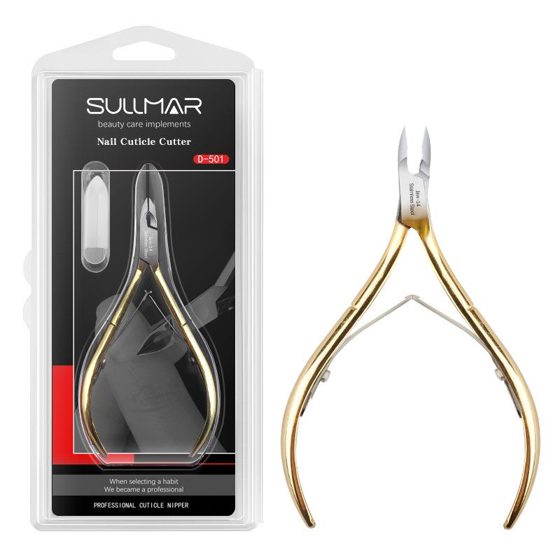 

SULLMAR Dead Skin Scissors & Pliers Set (Gold & Silver, Stainless Steel, Double Fork) D-501/D07/D03