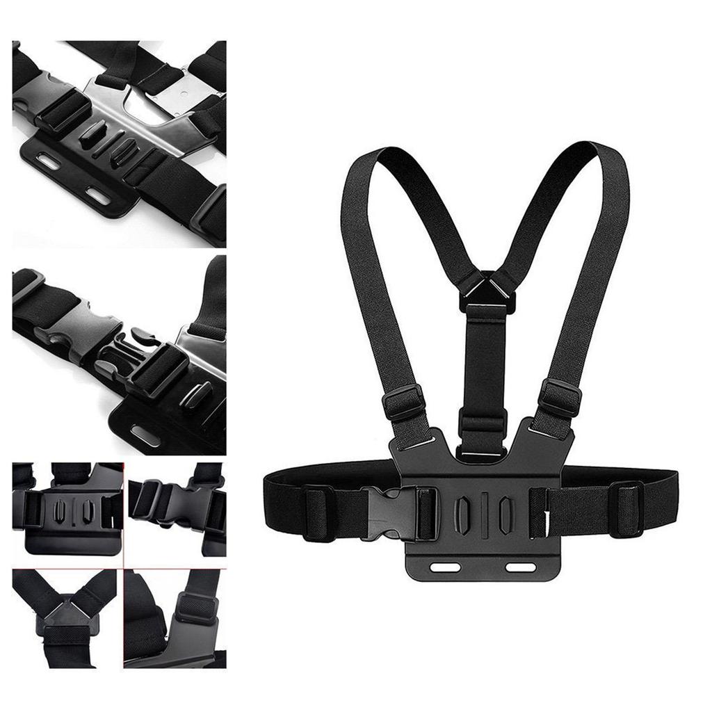 Adjustable Chest Strap Mount Elastic Action Camera Body Belt Harness