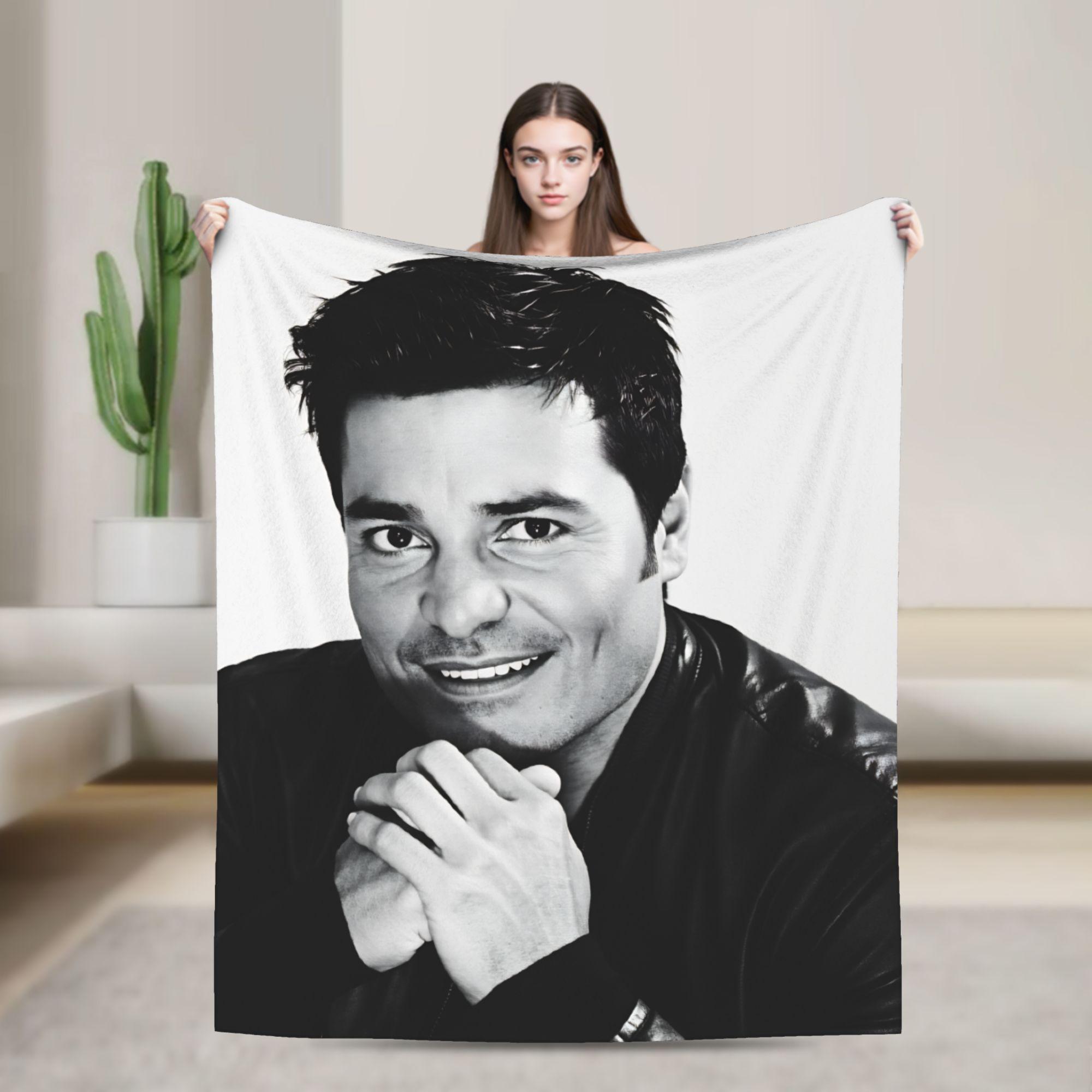 Super Soft Blanket Travel Chayanne Singer Throw Blanket  Flannel Bedspread For Home Decor Print Sofa Bed Cover 75cmx90cm