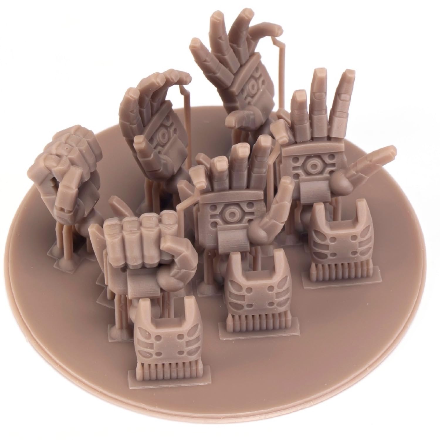 

HG RG EG MG MGSD PG Robot TAS MS Modification Detail Up Parts 3D Printer PLA Made Military Police Zaku Hand (HG 1/144 Zaku, (GQ) Parts) серый