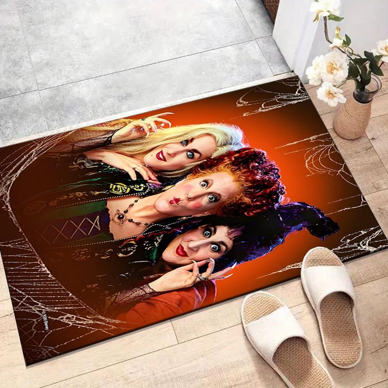 Hocus Pocus Polyester Carpet, Soft Indoor Mat for Office Chair, Living Room, Computer Desk - Decorative Home Office Rug Design