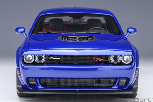 AUTOart 1/18 Scale Dodge Challenger R/T Scat Pack Widebody 2022 Indigo Blue/Metallic Blue Finished Model