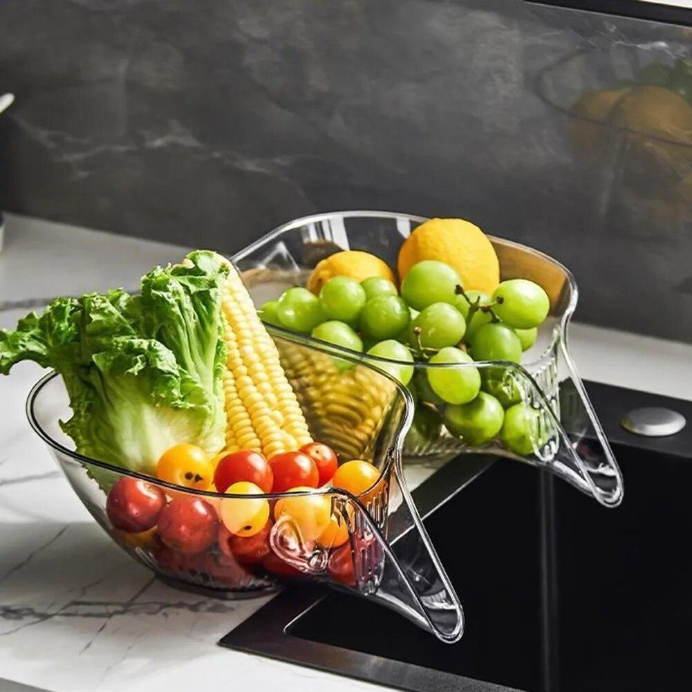 Multi-functional Drain Basket Sink Kitchen Sink Strainer Basket Strainer Sink Washing Basket Home Organizer Drain Fruit Strainer