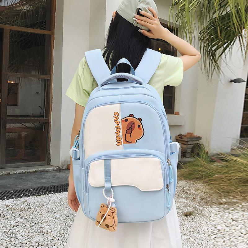 Student class bag junior high school high school students cute large capacity backpack soft cute lightweight small backpack