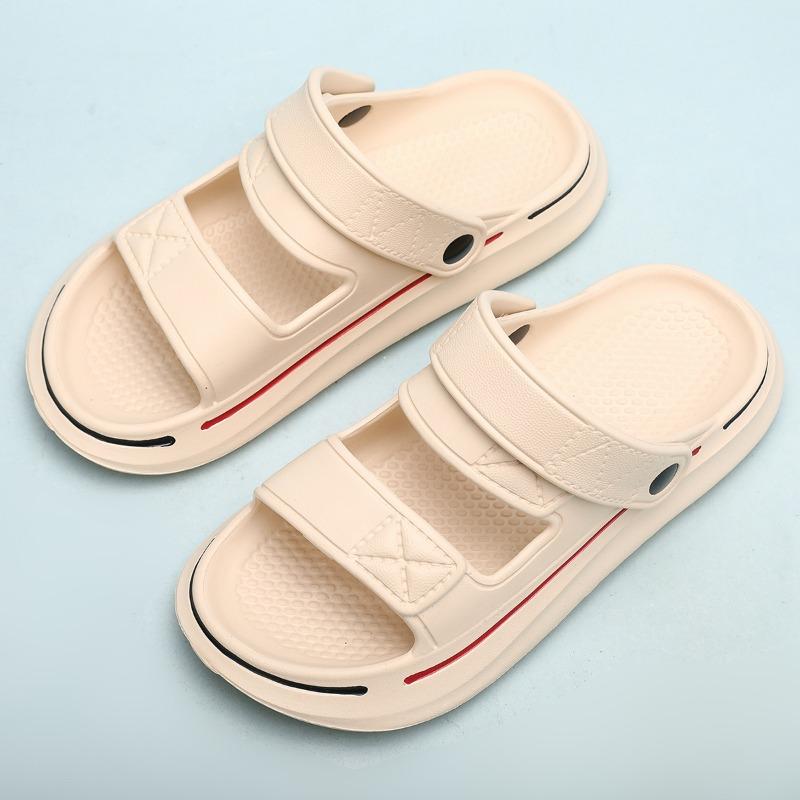 

Summer Lightweight EVA Men s Slippers Home Sandals 44-45 бежевий