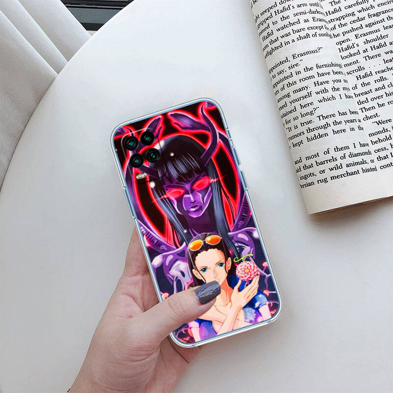 MH121 One Piece Nico Robin Case for Motorola E7 G6 G7 G8 G9 Plus Power Play G10 G20 G04 E30 E40 E22 E20 E13 E15 G22 G23 G05 G75 G35 G55