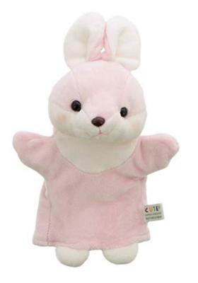 PUPPET COLLECTION NATURE & FARM Rabbit Hand Puppet Pink Kids