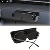 Car Glasses Holder Plastic Multi-Function Fashion Glasses Storage Box With Felt Pad Automobiles Interior Home Accessories