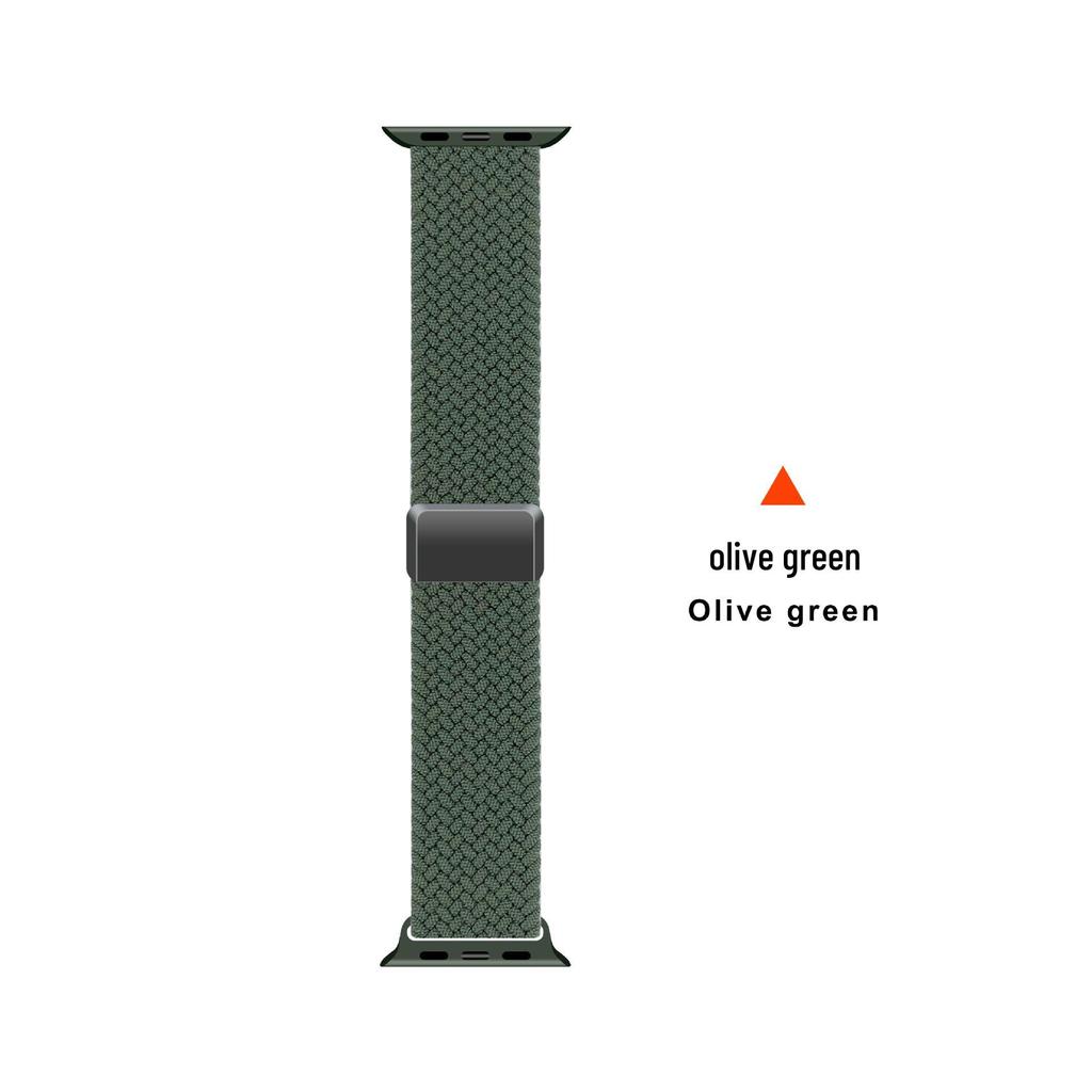 Geflochtenes Magnetarmband aus Nylon für Apple Watch S11