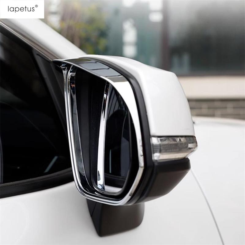 Car Rearview Mirror Rain Eyebrow Shade Rainproof Frame Decoration Cover Trim Accessories For Toyota Yaris Cross