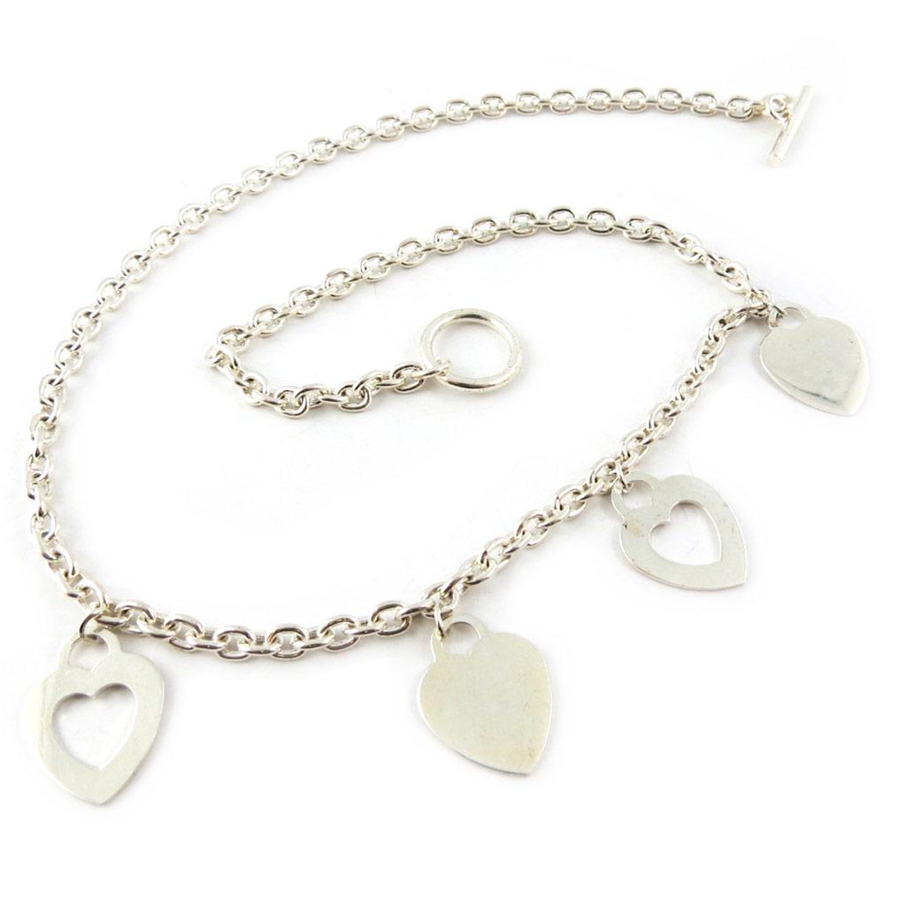 Les Trésors De Lily [B3654] - Silberhalskette 'Sonate der Liebe'